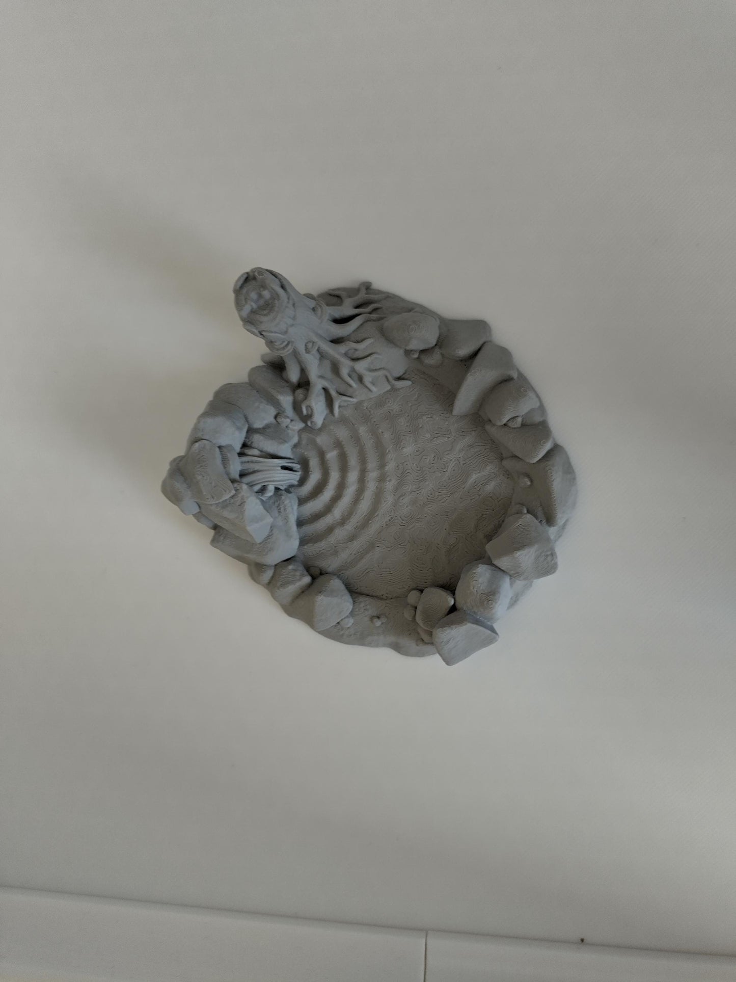 Spring with a pond | 3D printed wargaming & rpg miniature terrain