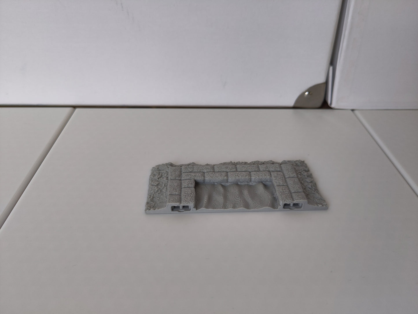 Modular moat terrain for 28mm scale tabletop games | Part of The Fortress set