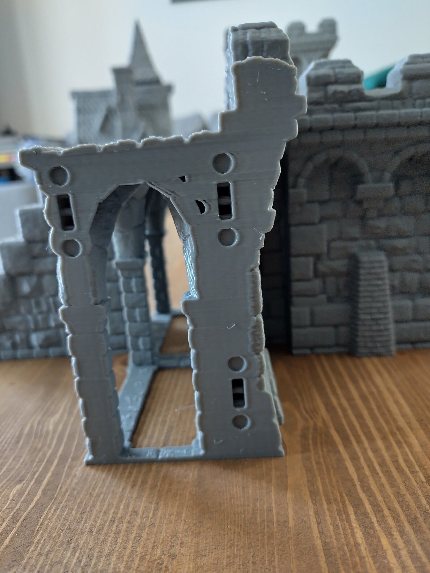 Modular walls 28mm wargaming terrain - make your own fortress! | Part of The Fortress set
