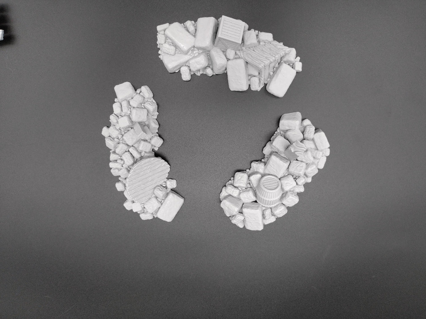 Debris barriers 28mm scale | 3D printed scatter terrain
