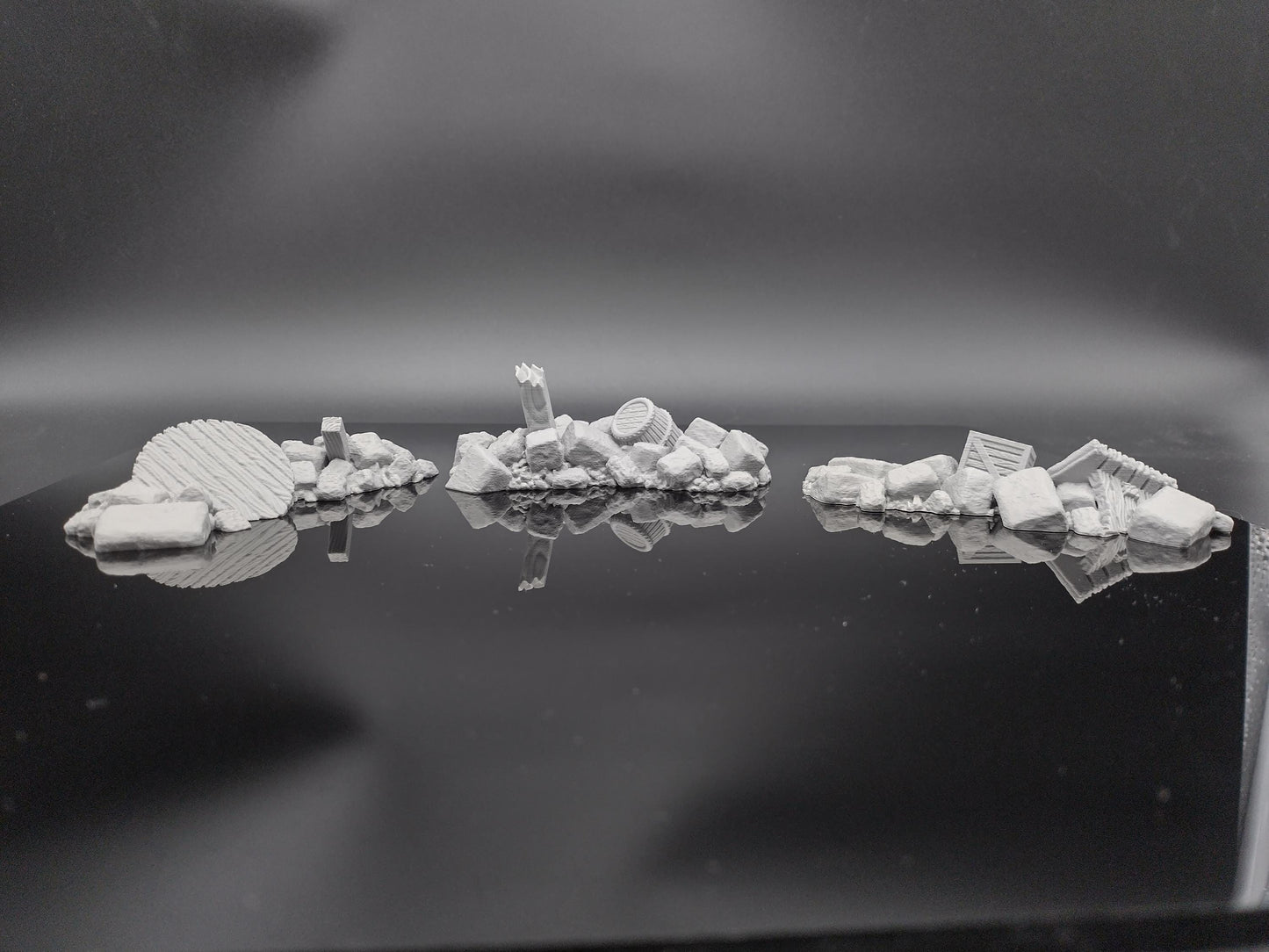 Debris barriers 28mm scale | 3D printed scatter terrain