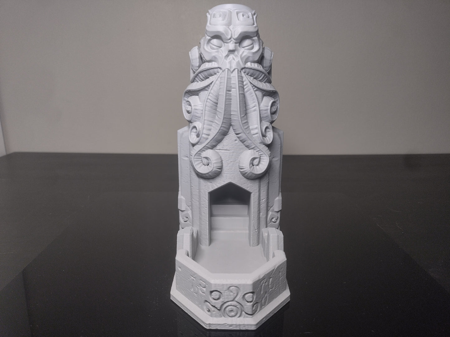 Thulspire dice tower | 3D printed compact design for Tabletop RPG & Wargaming