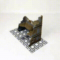 Imperial Gothic Ruins - Foldable modular Sci-Fi terrain for tournament and narrative layouts